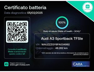 
										AUDI A3 SPORTBACK ADVANCED 40 TFSI E 150KW S TRO full									